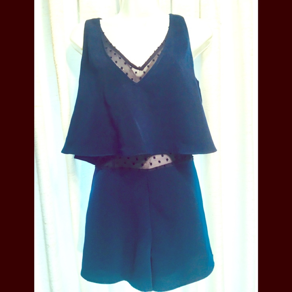 Navy Romper Small. Gianni Bini